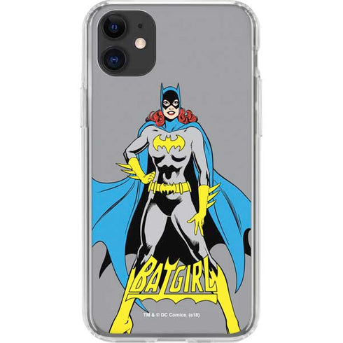 DC Comics Batgirl Classic Art Pose iPhone 11 Clear Case
