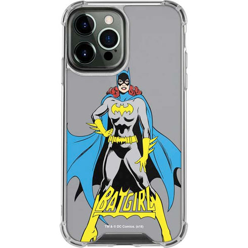 DC Comics Batgirl Classic Art Pose iPhone 13 Pro Max Clear Case
