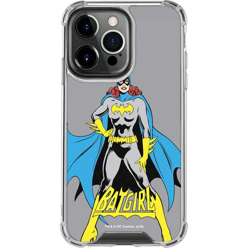 DC Comics Batgirl Classic Art Pose iPhone 15 Pro Clear Case