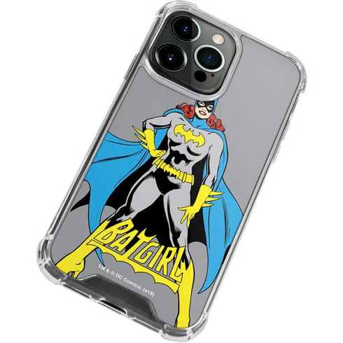 DC Comics Batgirl Classic Art Pose iPhone 14 Pro Clear Case