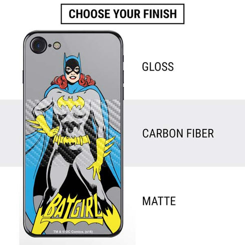 DC Comics Batgirl Classic Art Pose iPhone SE (2nd & 3rd Gen) Skin