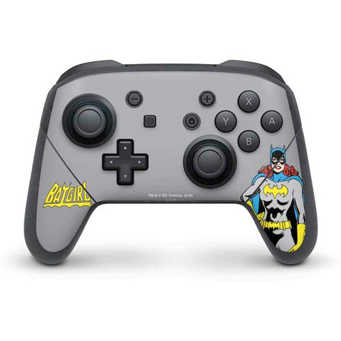 DC Comics Batgirl Classic Art Pose Nintendo Switch Pro Controller Skin