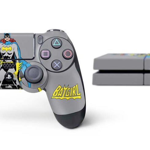 DC Comics Batgirl Classic Art Pose PS4 Console and Controller Bundle Skin