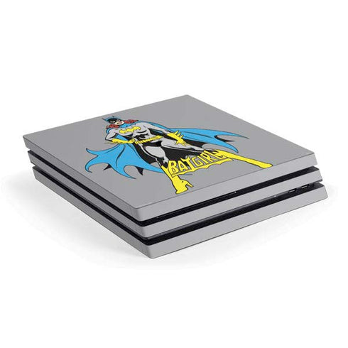 DC Comics Batgirl Classic Art Pose PS4 Pro Console Skin