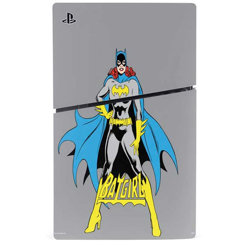 DC Comics Batgirl Classic Art Pose PS5 Slim Disk Console Skin