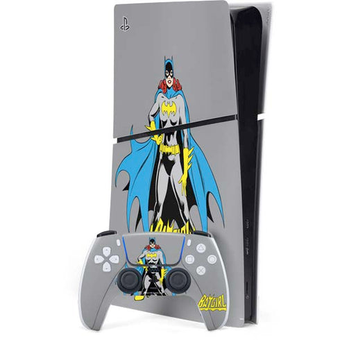 DC Comics Batgirl Classic Art Pose PS5 Slim Digital Edition Bundle Skin