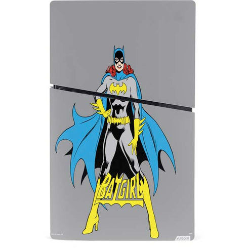 DC Comics Batgirl Classic Art Pose PS5 Slim Digital Edition Bundle Skin