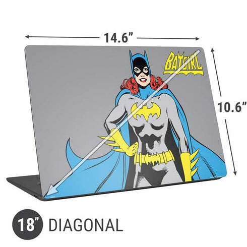 DC Comics Batgirl Classic Art Pose Universal Laptop 18in (14.6 x 10.6in) Skin