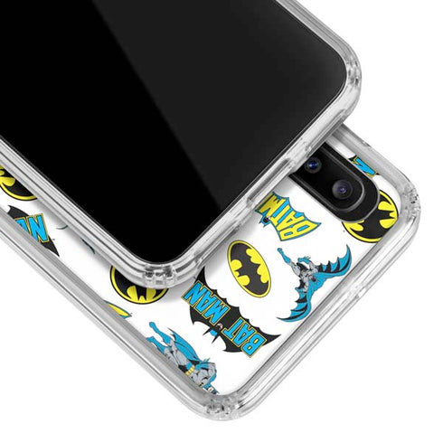 DC Comics Batman Classic Art Print Galaxy A30 Clear Case