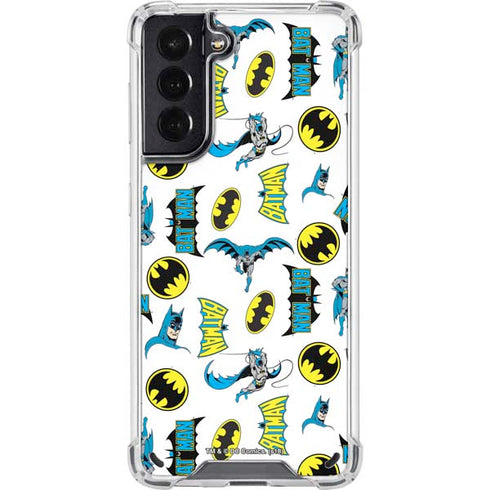 DC Comics Batman Classic Art Print Galaxy S21 5G Clear Case