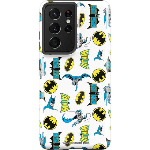DC Comics Batman Classic Art Print Galaxy S21 Ultra 5G Pro Case