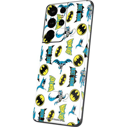 DC Comics Batman Classic Art Print Galaxy S21 Ultra 5G Skin