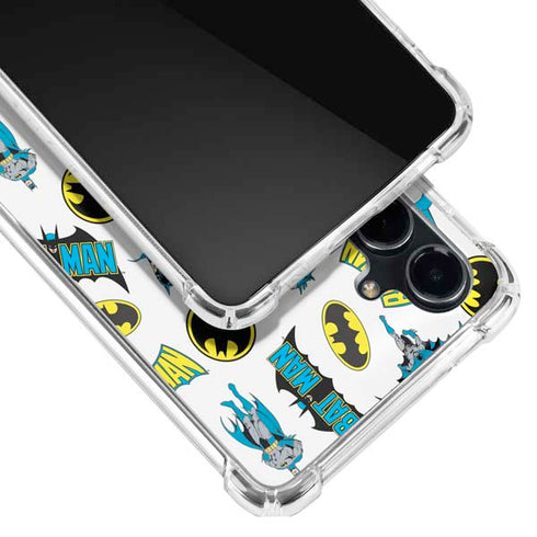 DC Comics Batman Classic Art Print Galaxy S23 FE Clear Case