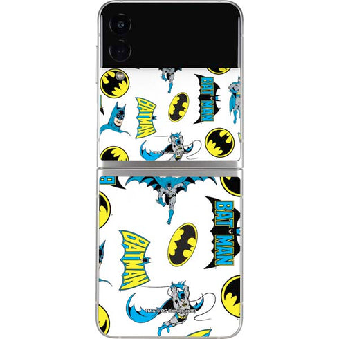 DC Comics Batman Classic Art Print Galaxy Z Flip3 5G Skin
