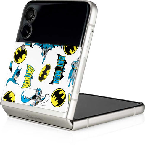 DC Comics Batman Classic Art Print Galaxy Z Flip3 5G Skin
