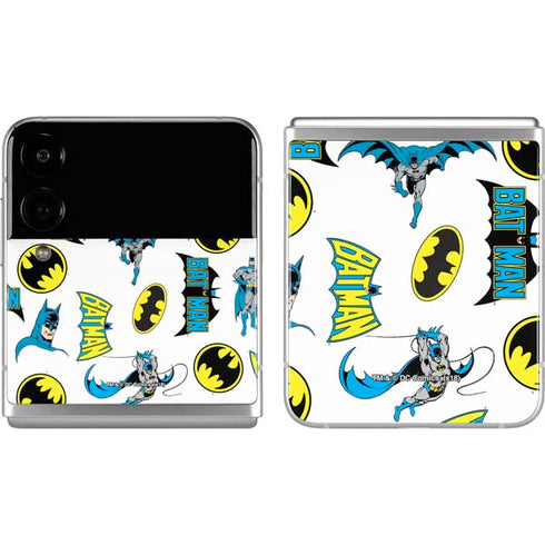 DC Comics Batman Classic Art Print Galaxy Z Flip4 5G Skin