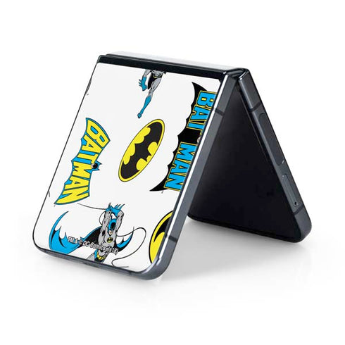 DC Comics Batman Classic Art Print Galaxy Z Flip5 5G Skin