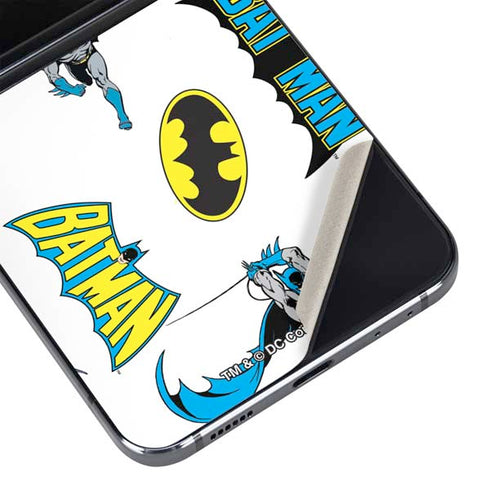 DC Comics Batman Classic Art Print Galaxy Z Flip5 5G Skin