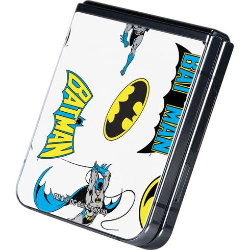 DC Comics Batman Classic Art Print Galaxy Z Flip5 5G Skin