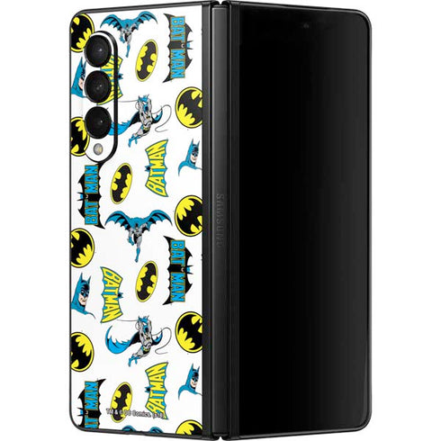 DC Comics Batman Classic Art Print Galaxy Z Fold3 5G Skin