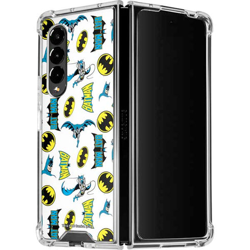 DC Comics Batman Classic Art Print Galaxy Z Fold4 5G Clear Case