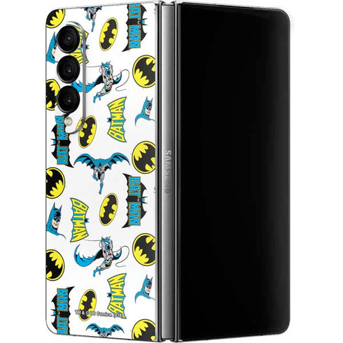 DC Comics Batman Classic Art Print Galaxy Z Fold4 5G Skin