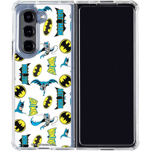 DC Comics Batman Classic Art Print Galaxy Z Fold5 5G Clear Case
