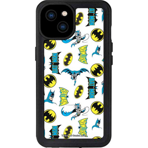 DC Comics Batman Classic Art Print iPhone 15 Plus Waterproof Case