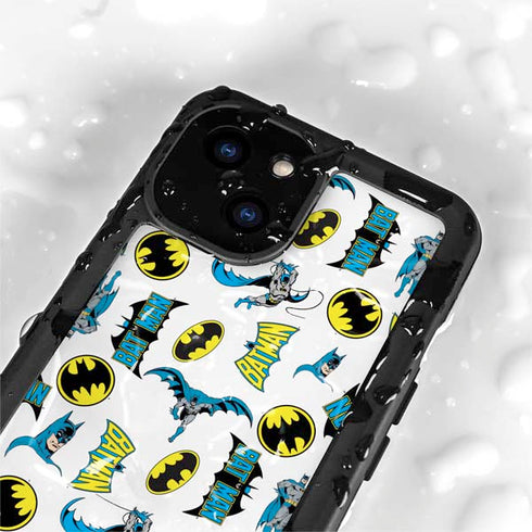 DC Comics Batman Classic Art Print iPhone 15 Plus Waterproof Case