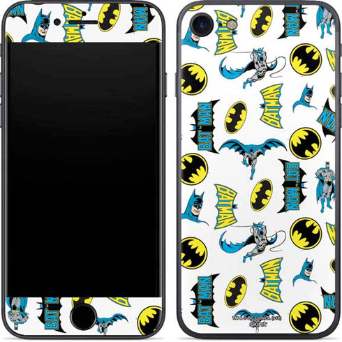 DC Comics Batman Classic Art Print iPhone SE (2nd & 3rd Gen) Skin