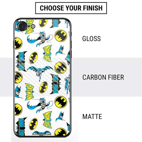 DC Comics Batman Classic Art Print iPhone SE (2nd & 3rd Gen) Skin