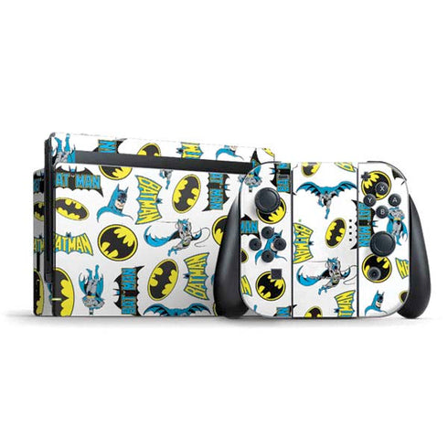 DC Comics Batman Classic Art Print Nintendo Switch Bundle Skin
