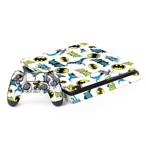 DC Comics Batman Classic Art Print PS4 Slim Bundle Skin