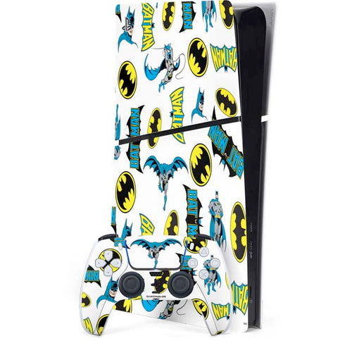 DC Comics Batman Classic Art Print PS5 Slim Digital Edition Bundle Skin
