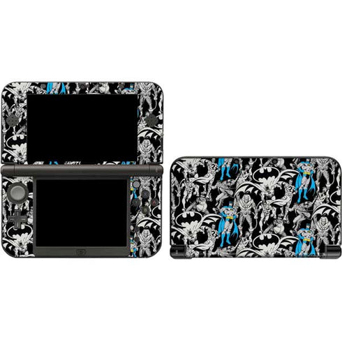 DC Comics Batman Characters Action Poses Print 3DS XL 2015 Skin