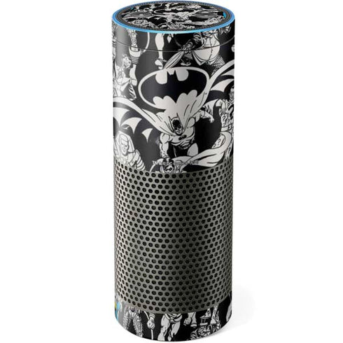 DC Comics Batman Characters Action Poses Print Amazon Echo Skin