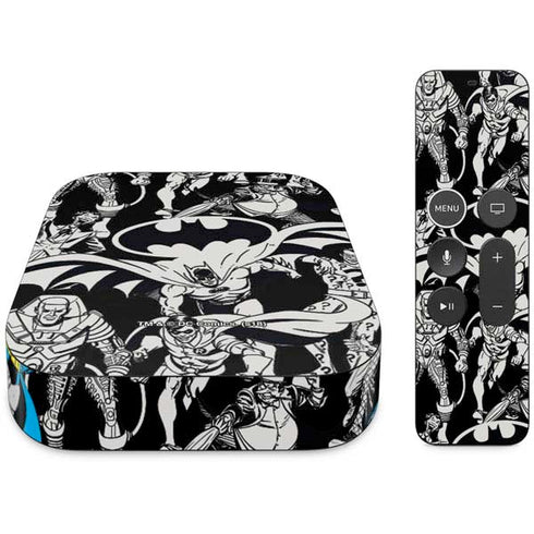 DC Comics Batman Characters Action Poses Print Apple TV Skin