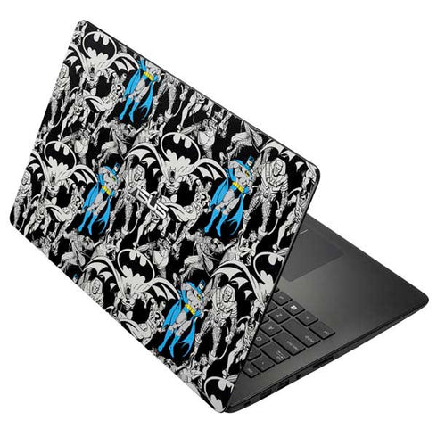 DC Comics Batman Characters Action Poses Print Asus X502CA 15.6 Skin
