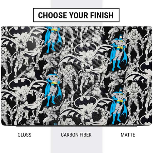 DC Comics Batman Characters Action Poses Print Dell Vostro Skin