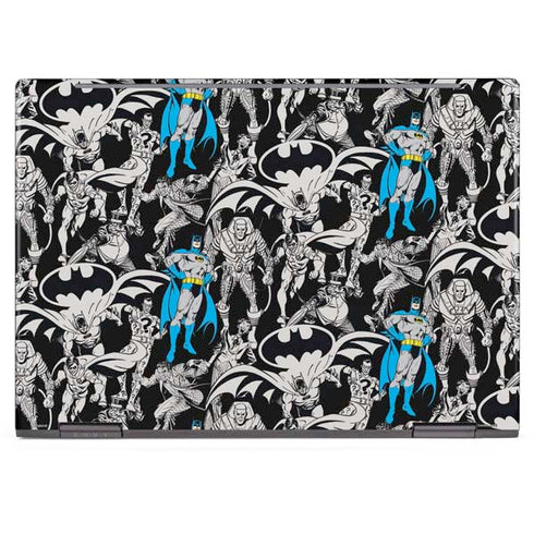 DC Comics Batman Characters Action Poses Print HP Envy Skin