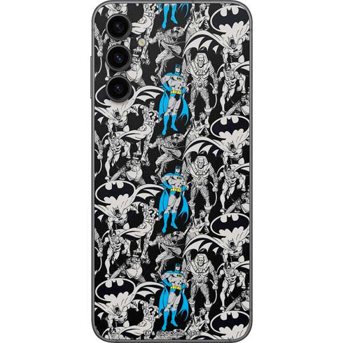 DC Comics Batman Characters Action Poses Print Galaxy A14 5G Skin