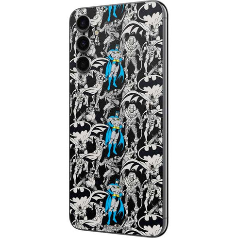 DC Comics Batman Characters Action Poses Print Galaxy A14 5G Skin