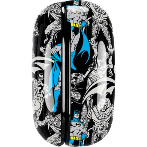 DC Comics Batman Characters Action Poses Print Galaxy Buds Pro Skin