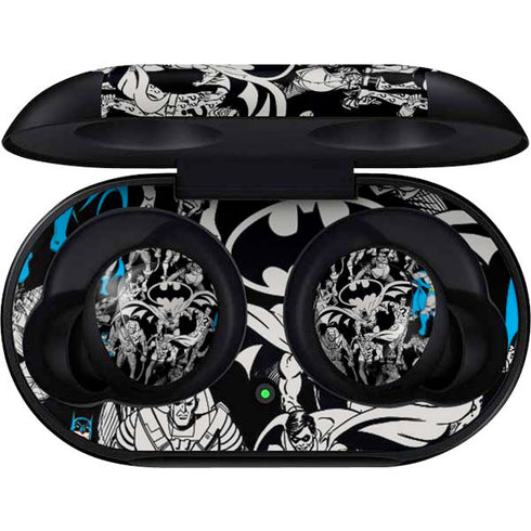 DC Comics Batman Characters Action Poses Print Galaxy Buds Skin