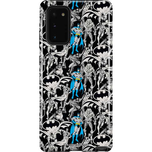 DC Comics Batman Characters Action Poses Print Galaxy Note20 5G Pro Case