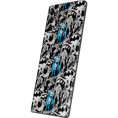 DC Comics Batman Characters Action Poses Print Galaxy Note20 5G Skin