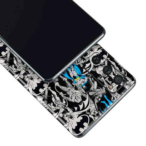 DC Comics Batman Characters Action Poses Print Galaxy S20 Fan Edition Skin