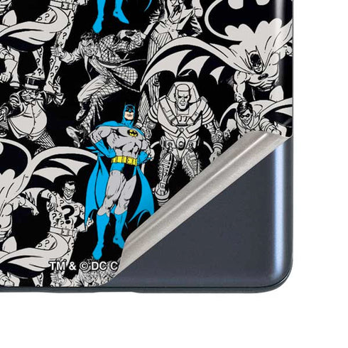 DC Comics Batman Characters Action Poses Print Galaxy S20 Fan Edition Skin