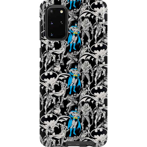 DC Comics Batman Characters Action Poses Print Galaxy S20 Plus Pro Case