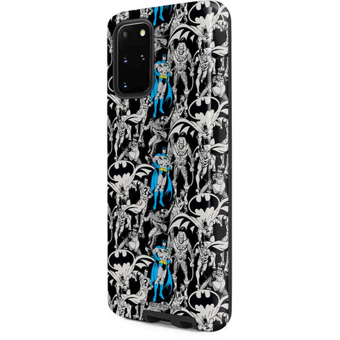 DC Comics Batman Characters Action Poses Print Galaxy S20 Plus Pro Case